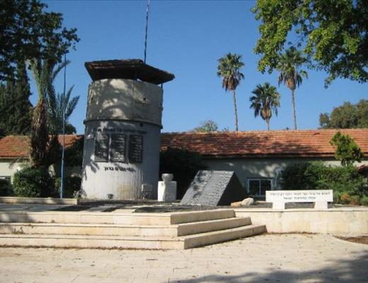 אנדרטה לנופלי כפר הנוער יוהנה ז'בוטינסקי - באר יעקב