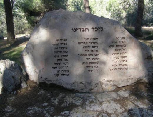 גלעד לחללי טייסת 114 - הר הרוח