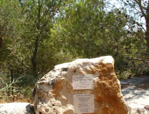 אנדרטה לזכר עמירם שקד - צומת אחיהוד (פארק תעשייה)