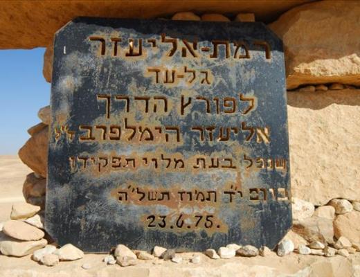 רמת אליעזר- כביש צומת ציחור, מצפה רמון