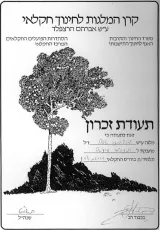 תעודת זיכרון