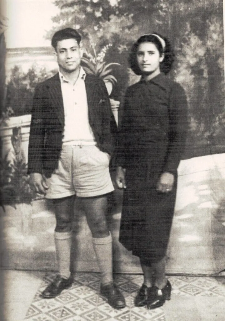 ידידה וסעדיה ג'דה בצעירותם